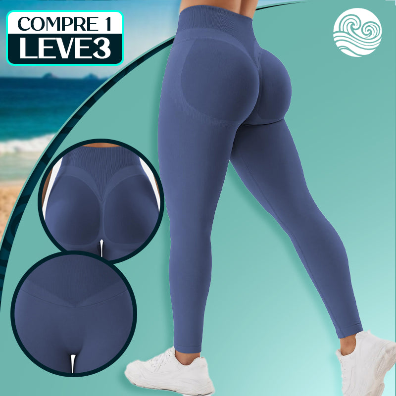 Kit 3 Calças Lipo Modeladora Moda Sport com Alta Elasticidade e Conforto